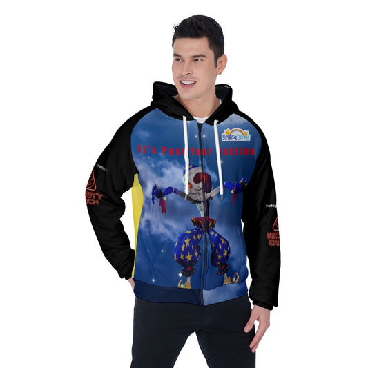 Mens Sundrop FNAF Zip Up Hoodie