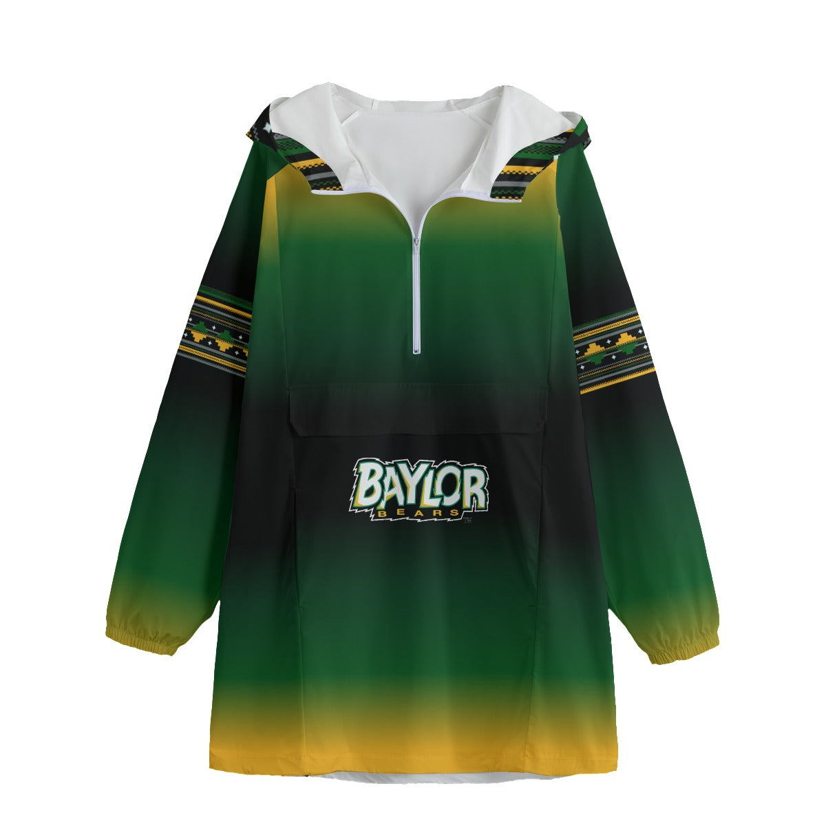 Waco University Bears Windbreaker Long Jacket