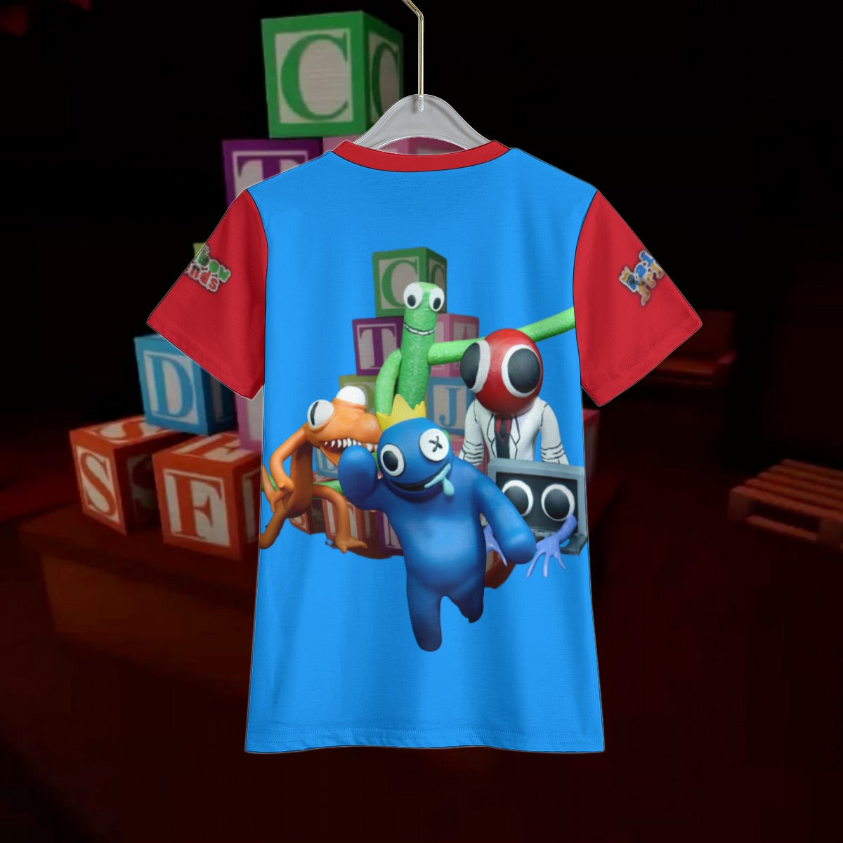 Rainbow Friends Shirt Blue Red