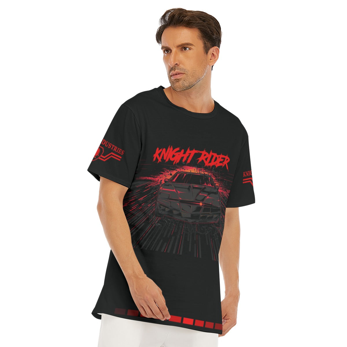 Knight Rider Kitt Shirt Black Red