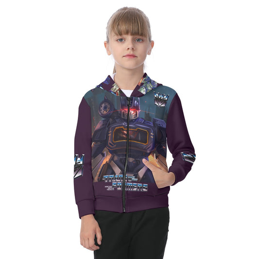 Kids Soundwave Transformers Zip Up Hoodie