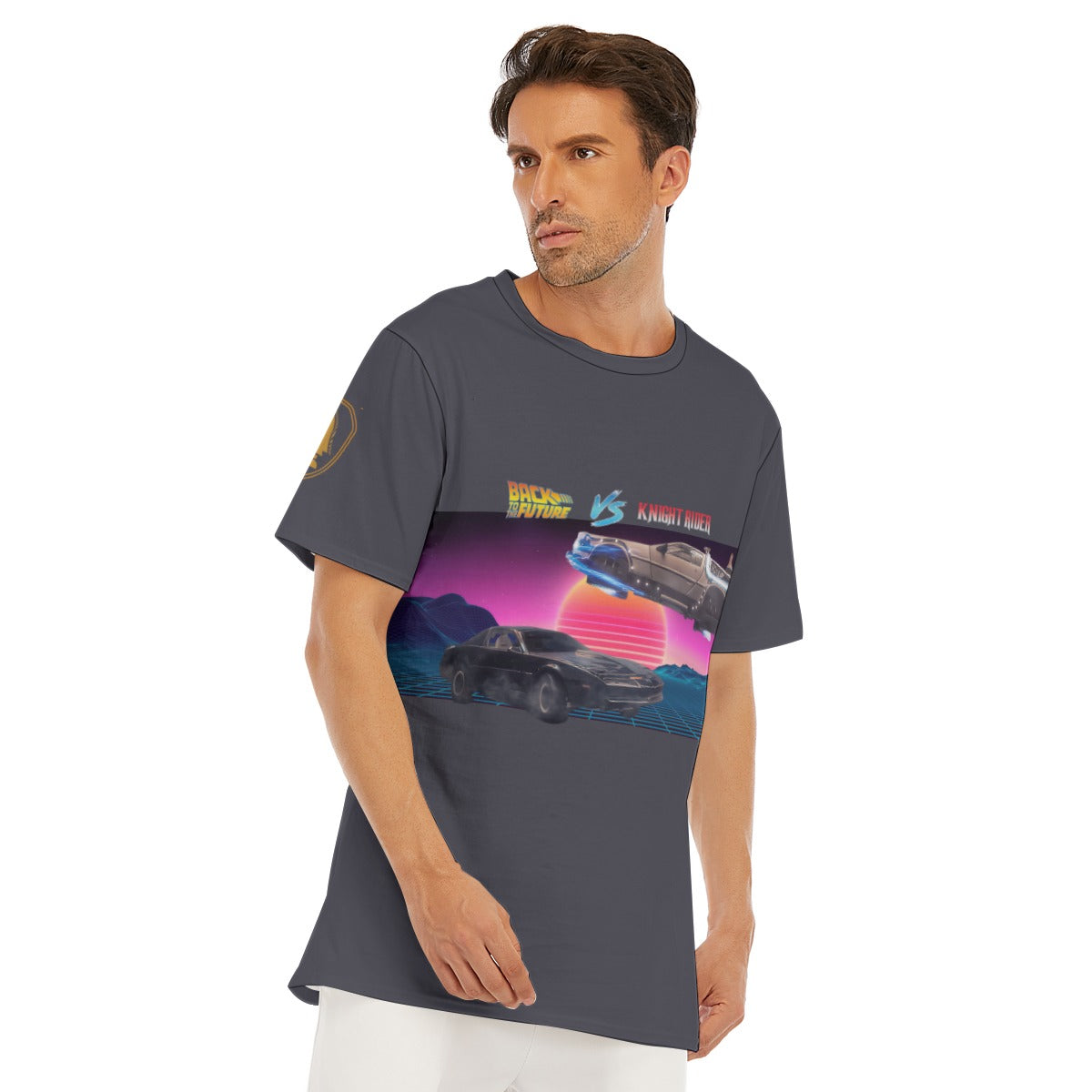 Delorean VS Knight Rider Kitt Shirt