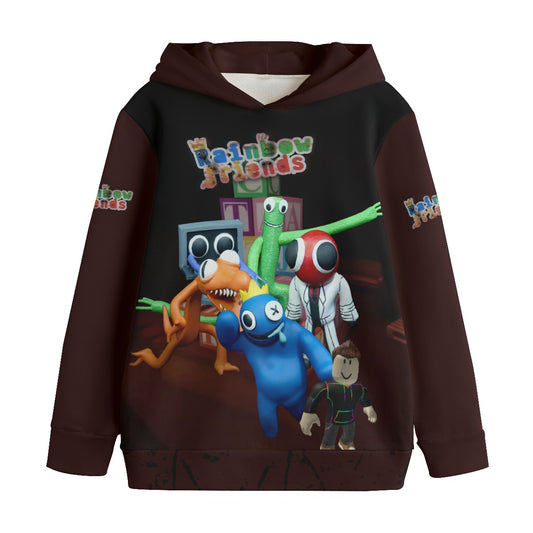 Kids Rainbow Friends Pullover Hoodie