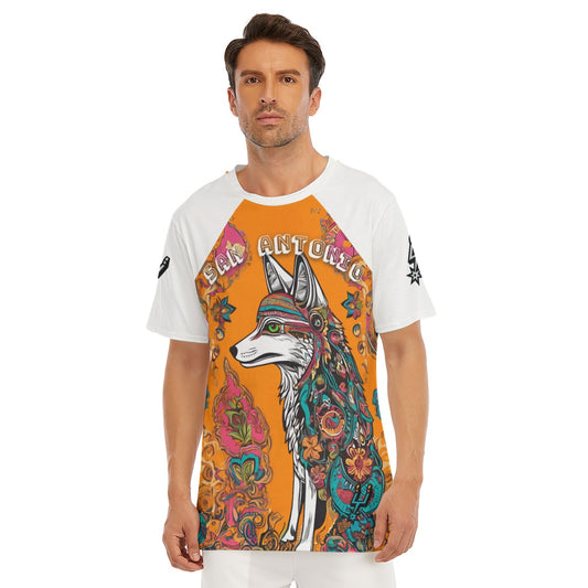 Men's San Antonio Basketball Coyote O-Neck T-Shirt | 190GSM Cotton