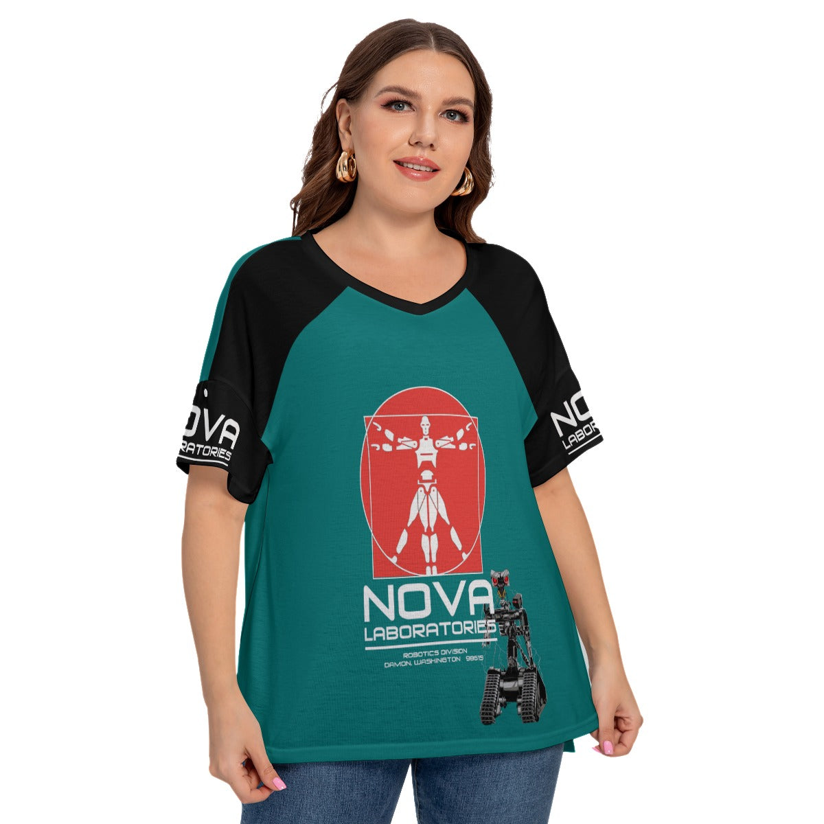 Womens Nova Laboratories Short Circuit Shirt (Plus Size)