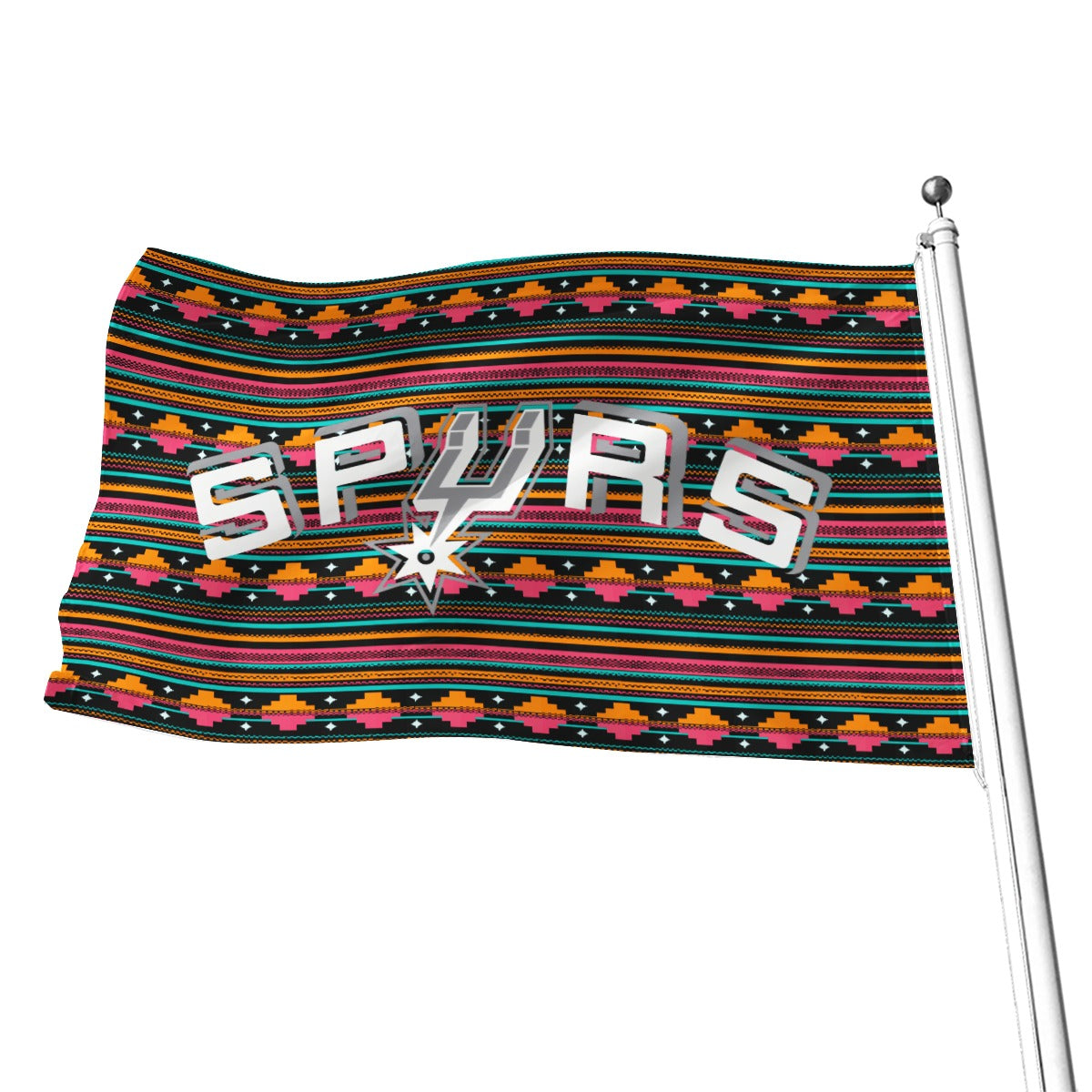 San Antonio Sarape Inspired Flag