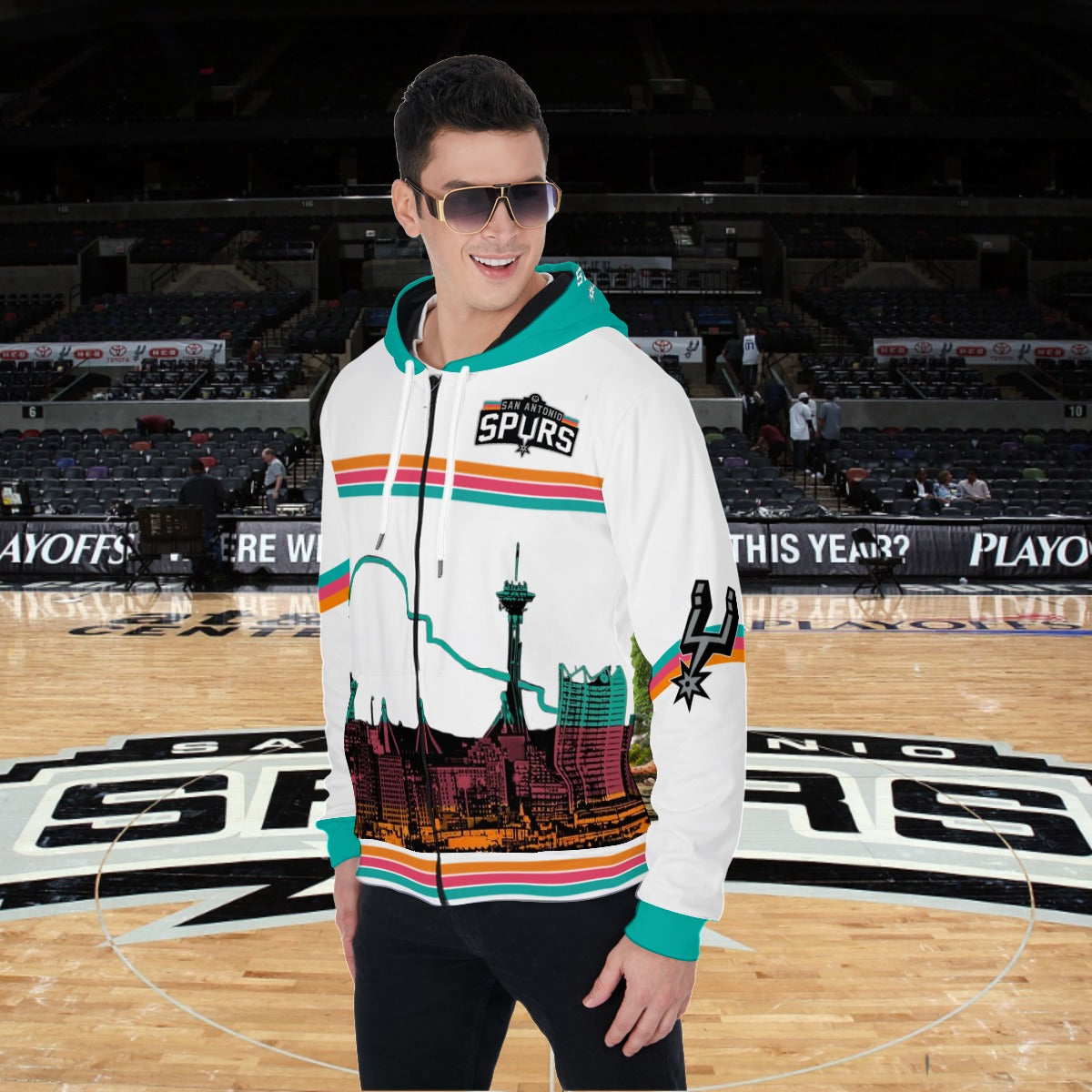 Spurs Fiesta Zip Up Hoodie