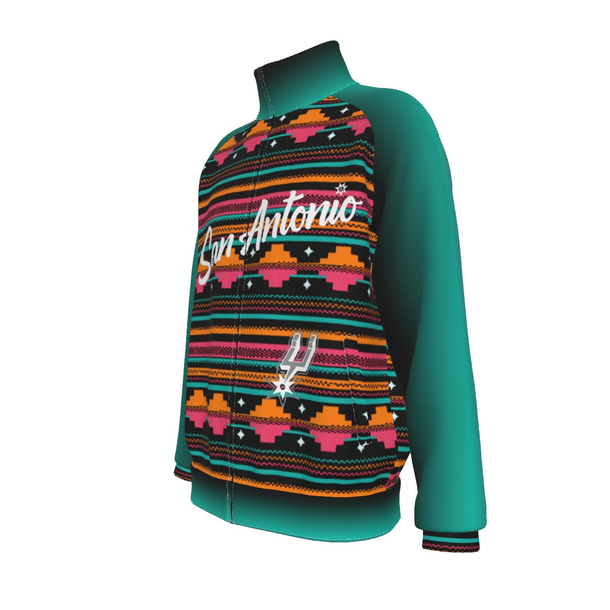 San Antonio Basketball Sarape Inspired Jacket