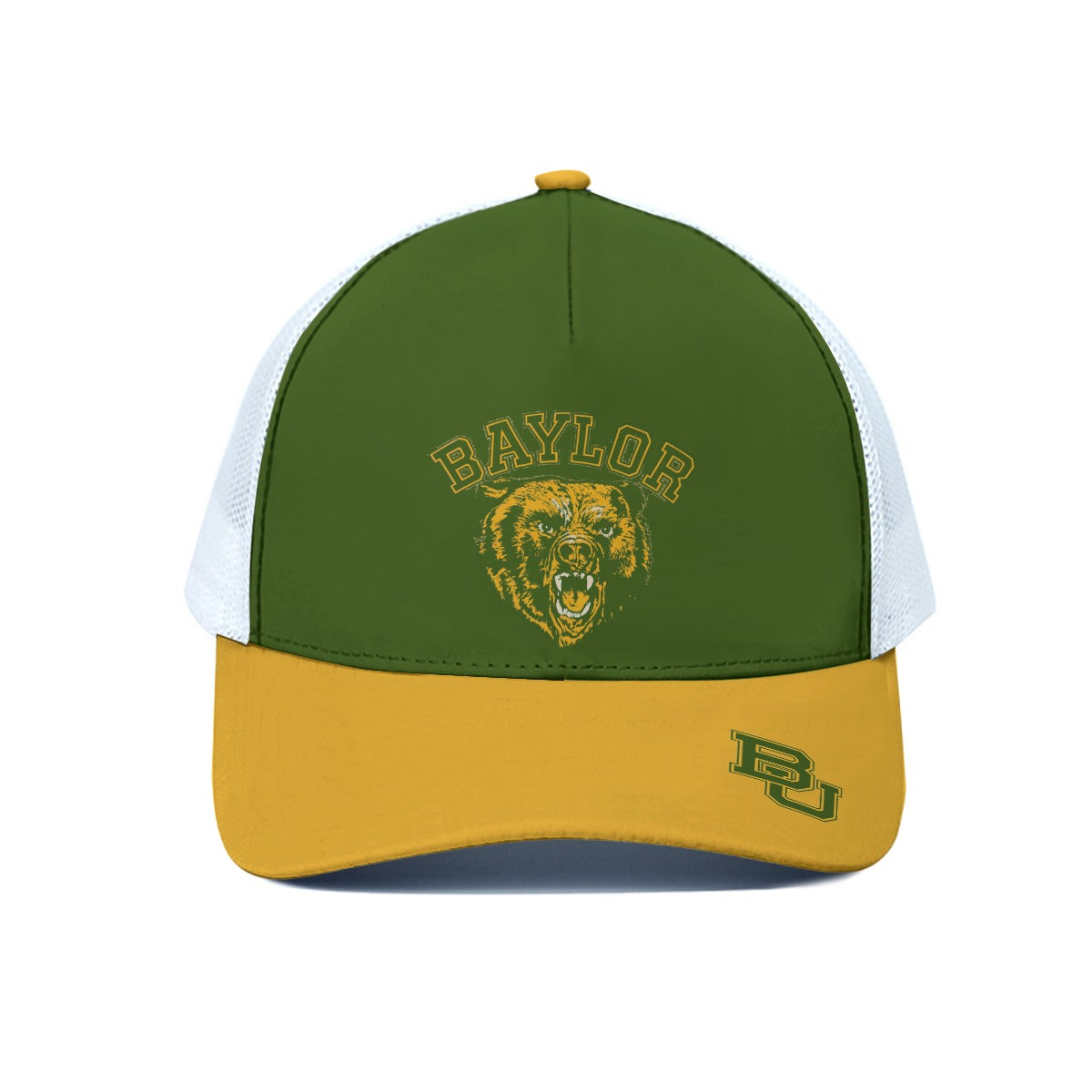 Waco University Bears Trucker Hat With White Half-mesh