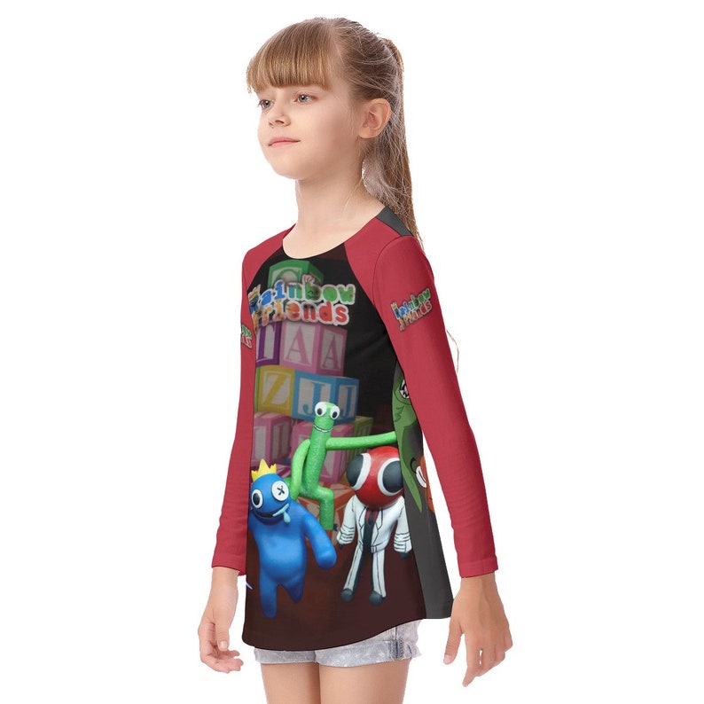 Kids Rainbow Friends Long Sleeve Shirt